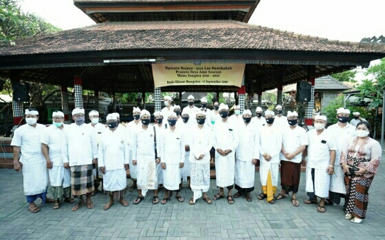 Wawali Jaya Negara Hadiri Pengukuhan Bendesa Adat Sesetan