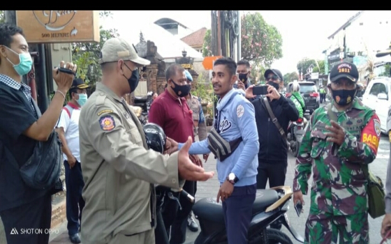 Tim Gabungan Yustisi Denpasar Kembali Gelar Operasi Penegakan Disiplin Prokes