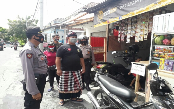 Cegah Covid-19, Kelurahan Renon Laksanakan Penertiban Protokol Kesehatan