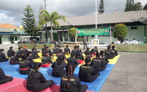 Komsos Kreatif Kodim Karangasem Bentuk SDM Generasi Muda Unggul Melalui Turnamen Pencak Silat