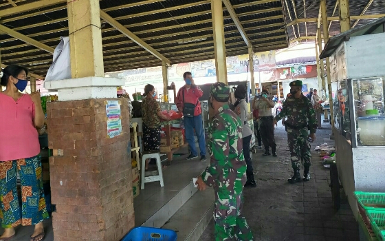 Tingkatkan Upaya Putus Penyebaran Covid-19, Kelurahan Sesetan Gelar Operasi Yustisi Penegakan Prokes