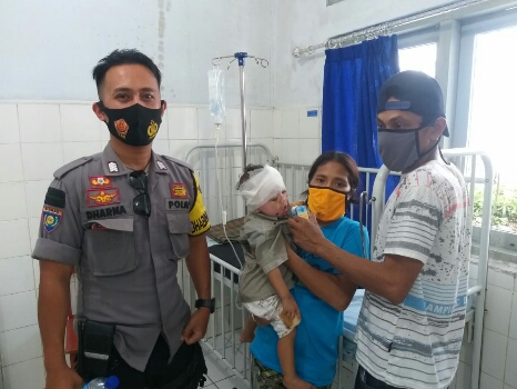 Bripka Andi Dharma Ucapkan Terimakasih Kepada Semua Pihak Atas Sumbangan Dana Bagi Putri