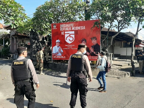 Tim Tindak Ops Mantap Praja Agung 2020 Beri Pengamanan Disejumlah Tempat