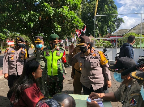 Sinergitas Polres Klungkung Dengan Tim Operasi Yustisi