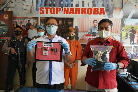 Bawa Tiga Butir Ekstasi, HR Ditangkap Sat Narkoba Polres Bangli