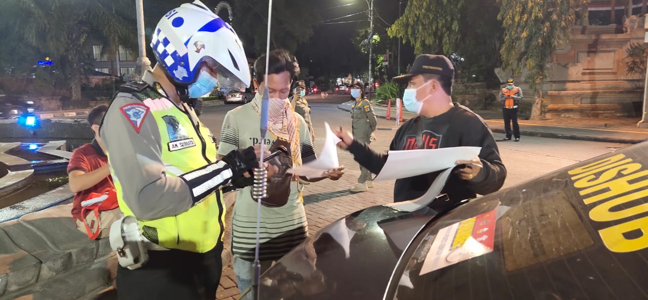 Tim Yustisi Denpasar Kembali Jaring 19 Orang Langgar Protokol Kesehatan