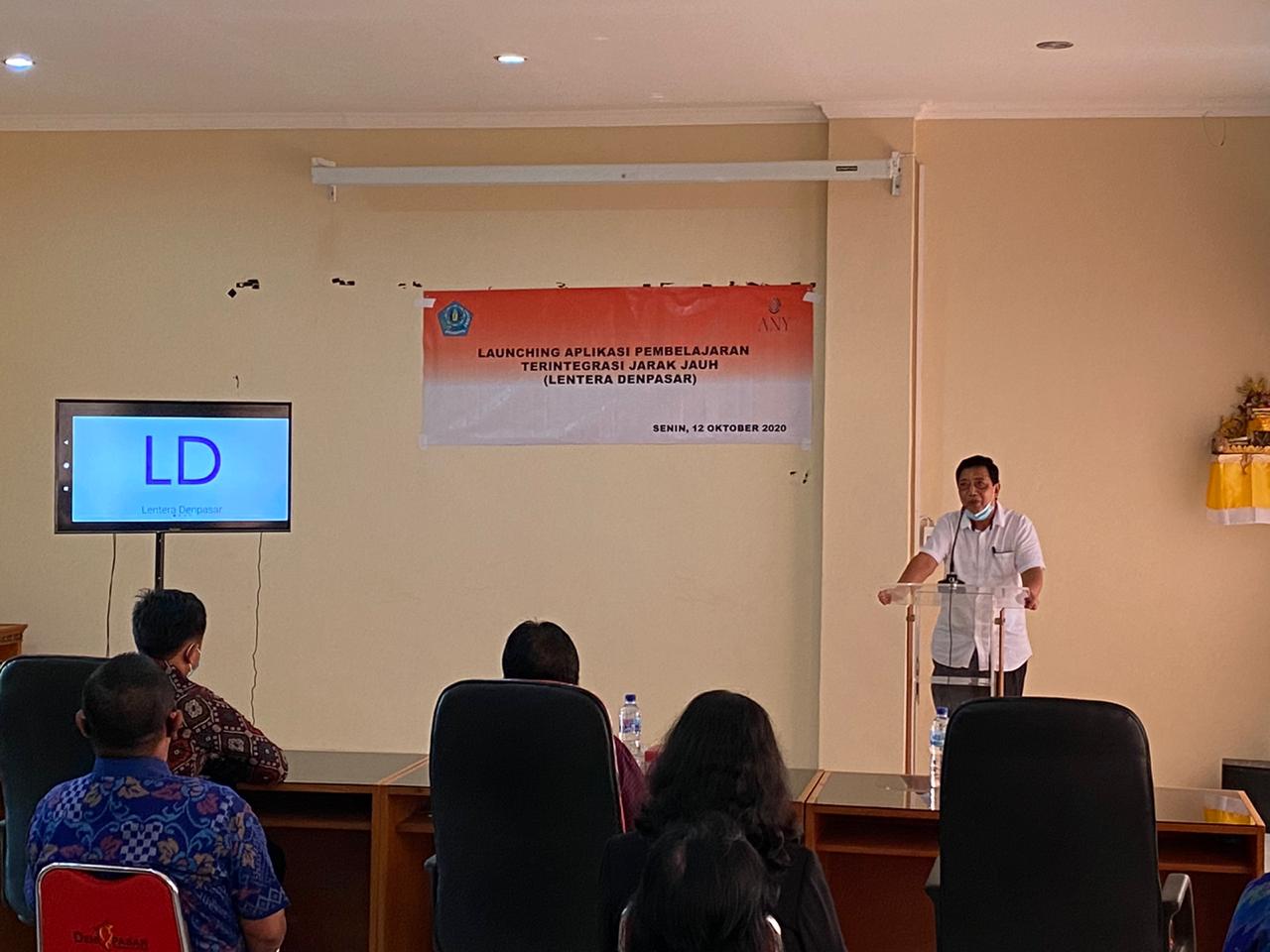 Dukung Standarisasi Pembelajaran Daring, MKKS SMP Kota Denpasar Launching Aplikasi Lentera Denpasar