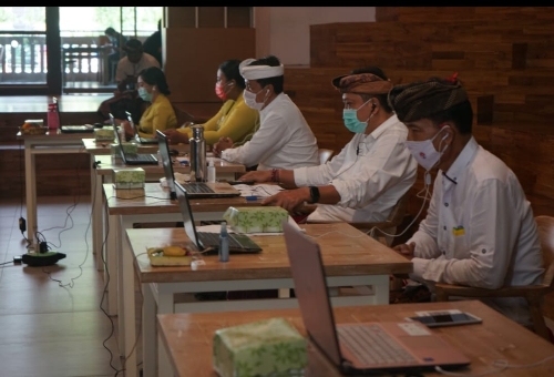 Rai Mantra Buka Pelestarian Lontar Agenda Denfest, Lestarikan Budaya Literasi, Ajak “Nandurin Karang Awak”