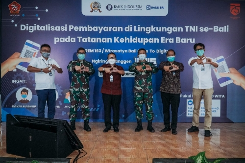 Selangkah Lebih Maju, Korem 163/Wira Satya Mendapatkan Sosialisasi Sistem Pembayaran Digital Berbasis QRIS