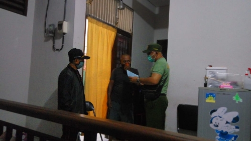 Desa Dangin Puri Kangin Giatkan Pendataan Penduduk Non Pemanen Dan Sidak Protokol Kesehatan