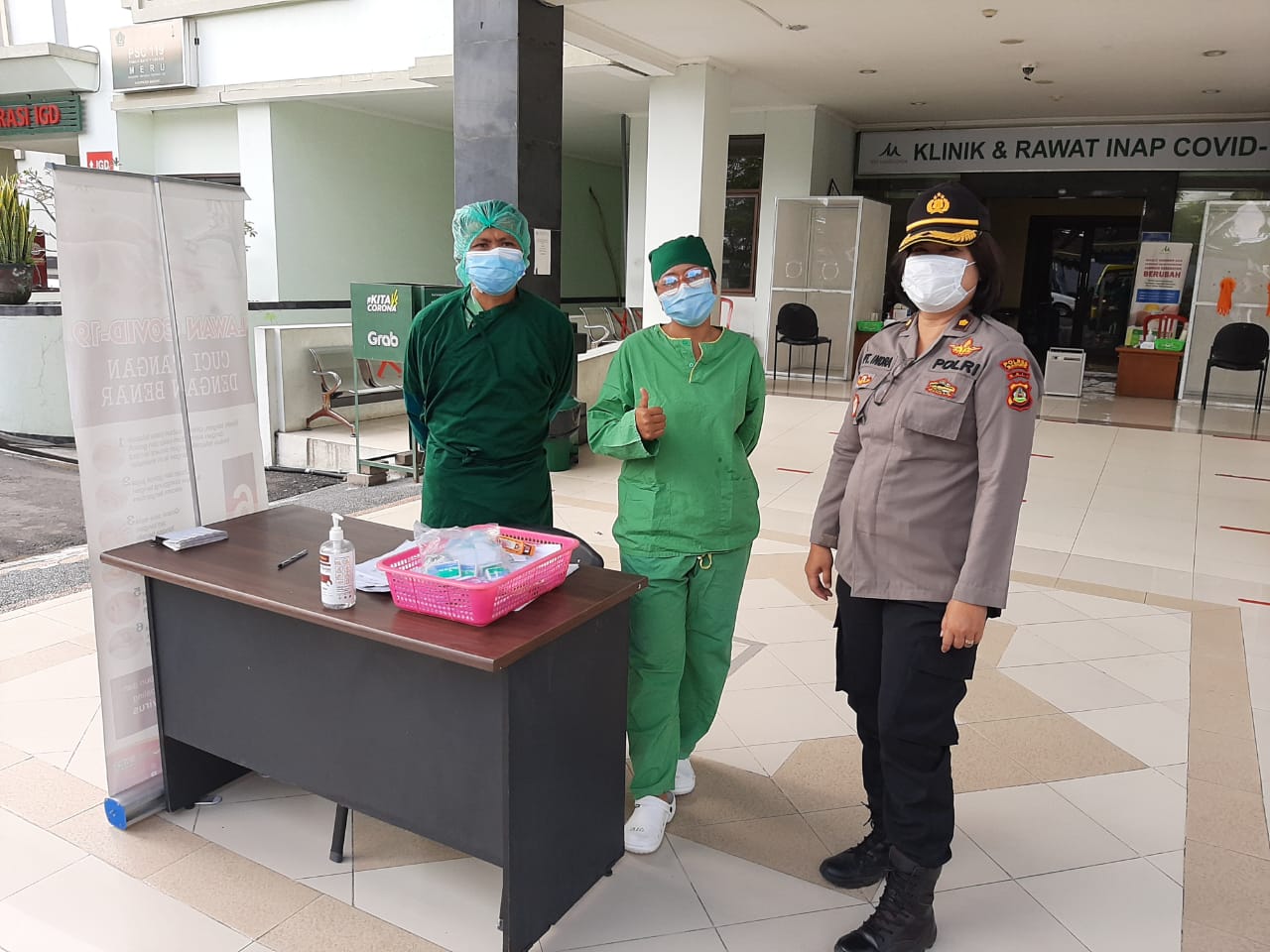Ratusan Personil Polres Badung Ikuti Tes Swab di RS. Mangusada