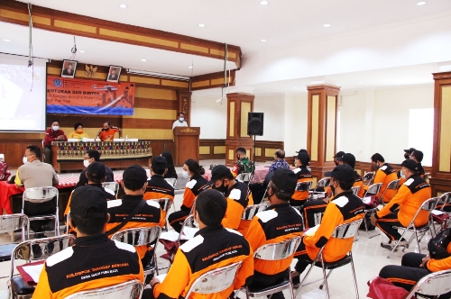 Desa Dauh Puri Kaja Gelar Pembukaan Pembentukan dan Bimtek Tanggap Bencana