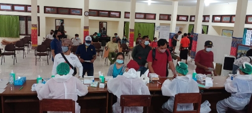 RSUD Wangaya Gelar Rapid Test Bagi 10.818 Petugas KPPS