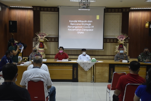 Kasus Masih Tinggi, GTPP Kota Denpasar Lakukan Evaluasi Penanganan Covid Di Denpasar Utara