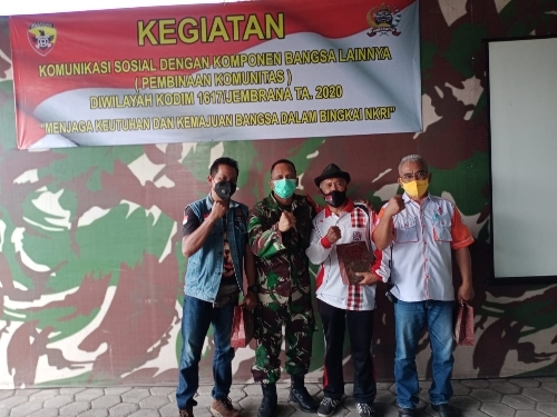 Kodim Jembrana Gelar Komsos Dengan Sejumlah Komunitas