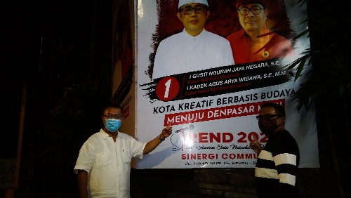 Tim Relawan Etnis Nusantara Denpasar Siap Menangkan Jaya-Wibawa Di Perwali Denpasar 2020