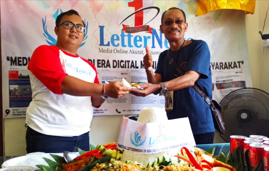 Peringati HUT Ke-1, Media Online Letternews Gelar Syukuran dan Doa Bersama