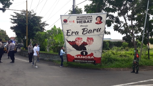 Dandim Jembrana Hadiri Rapat Koordinasi Dan Pantau Langsung Penertiban APK