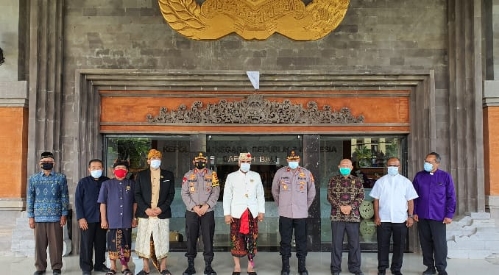 Wujudkan Situasi Kondusif Jelang Natal & Tahun Baru 2021, Kapolda Bali Tatap Muka Dengan Tokoh Lintas Agama