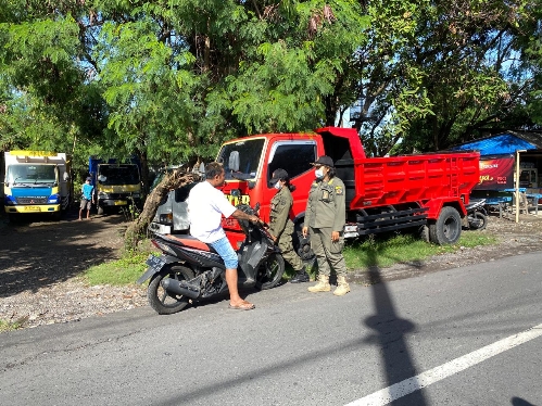 Tim Yustisi Denpasar Gelar Operasi Prokes di Wilayah Pemecutan Kaja, Terjaring Sebanyak 43 Orang Pelanggar