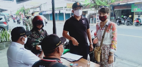 Tim Yustisi Kota Denpasar Terus Gencarkan Sidak Masker, Sasar Jalan Imam Bonjol Dan Terjaring 22 Orang Pelanggar