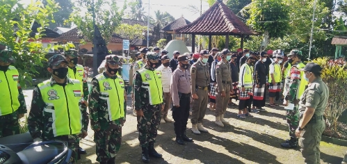 Libur Nataru Satgas Enforce Kodim Bangli Lakukan Pengamanan Dan Pendisiplinan Prokes