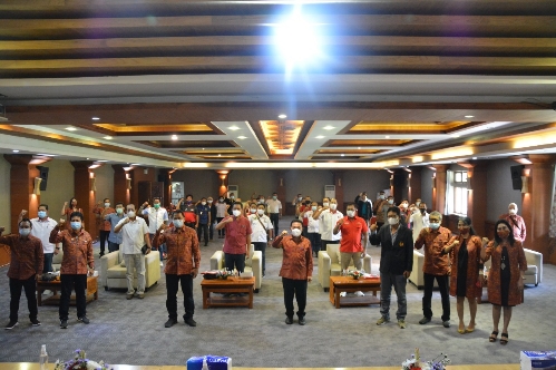 IB. Toni Astawa Terpilih Kembali Secara Aklamasi Dalam Musorkot KONI Denpasar