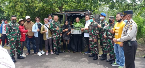 Yakinkan Kesiapan Ketahanan Pangan Tanaman Porang di Jembrana, Kodam Udayana Turunkan Tim Asistensi