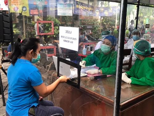 Puskesmas IV Densel Gelar Simulasi Vaksinasi Covid-19, Pastikan Segala Protap dan Ketentuan Dapat Berjalan Maksimal