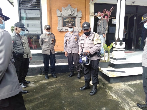 Kapolsek Pupuan Chek Kesiapan Peralatan Penanggulangan Bencana