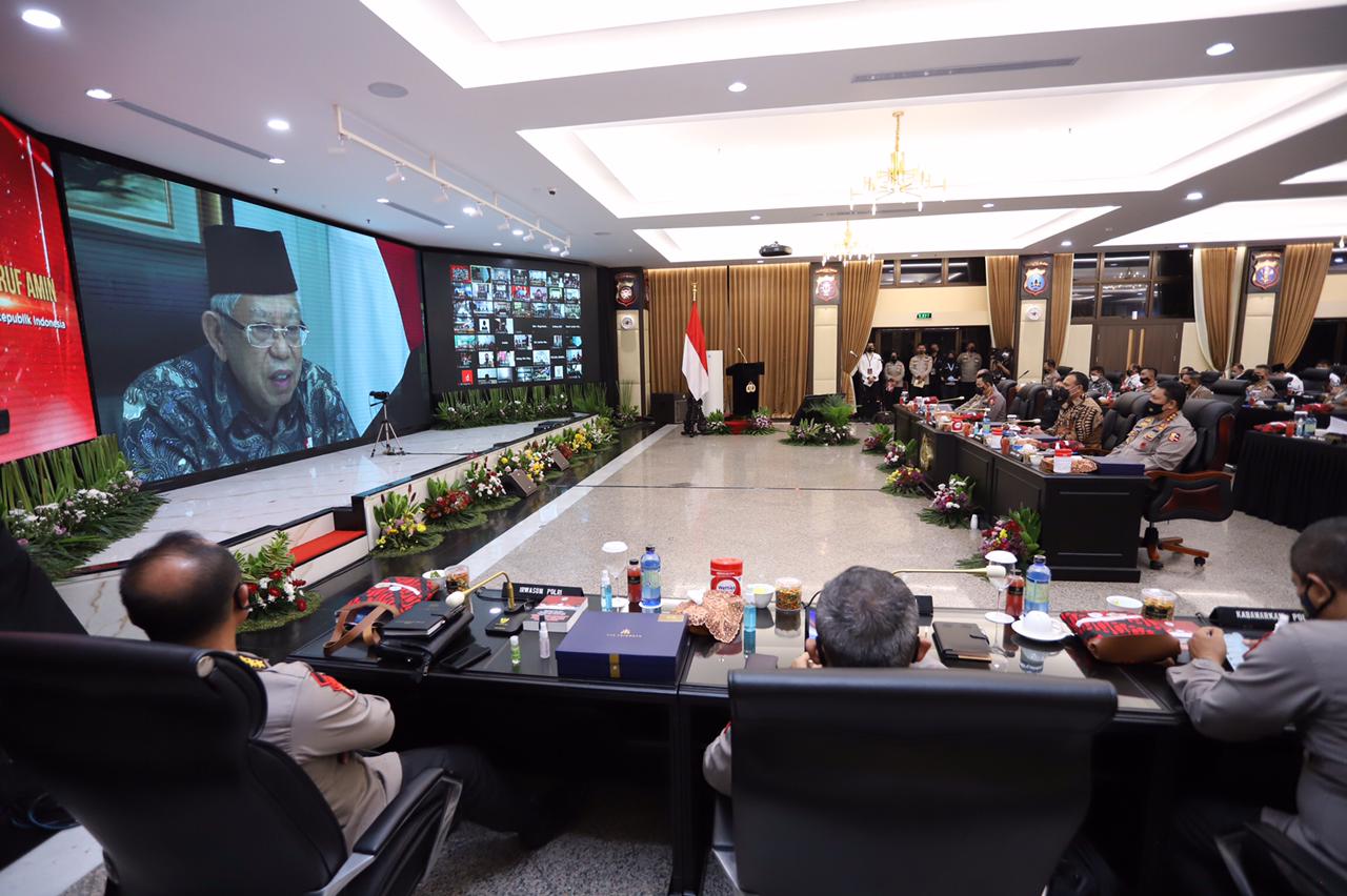 Wapres Optimis Wujudkan Polri yang Presisi Melalui Pelayanan Prima