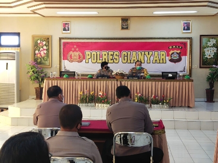 Wakapolres Gianyar Terima Kedatangan Tim Asistensi Zona Integritas Dari Polda Bali