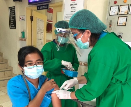 11.753 Nakes di Denpasar Telah Divaksin Covid-19