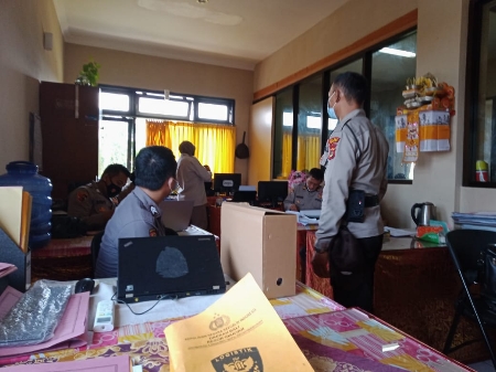 Polres Gianyar Terima Team Supervisi Pendataan BMN Log Polri 