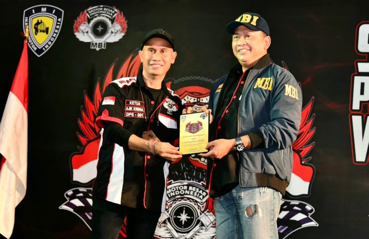 Pelantikan Pengurus Motor Besar Indonesia Bali, Bamsoet Ajak Bangkitkan Sektor UMKM dan Pariwisata Bali