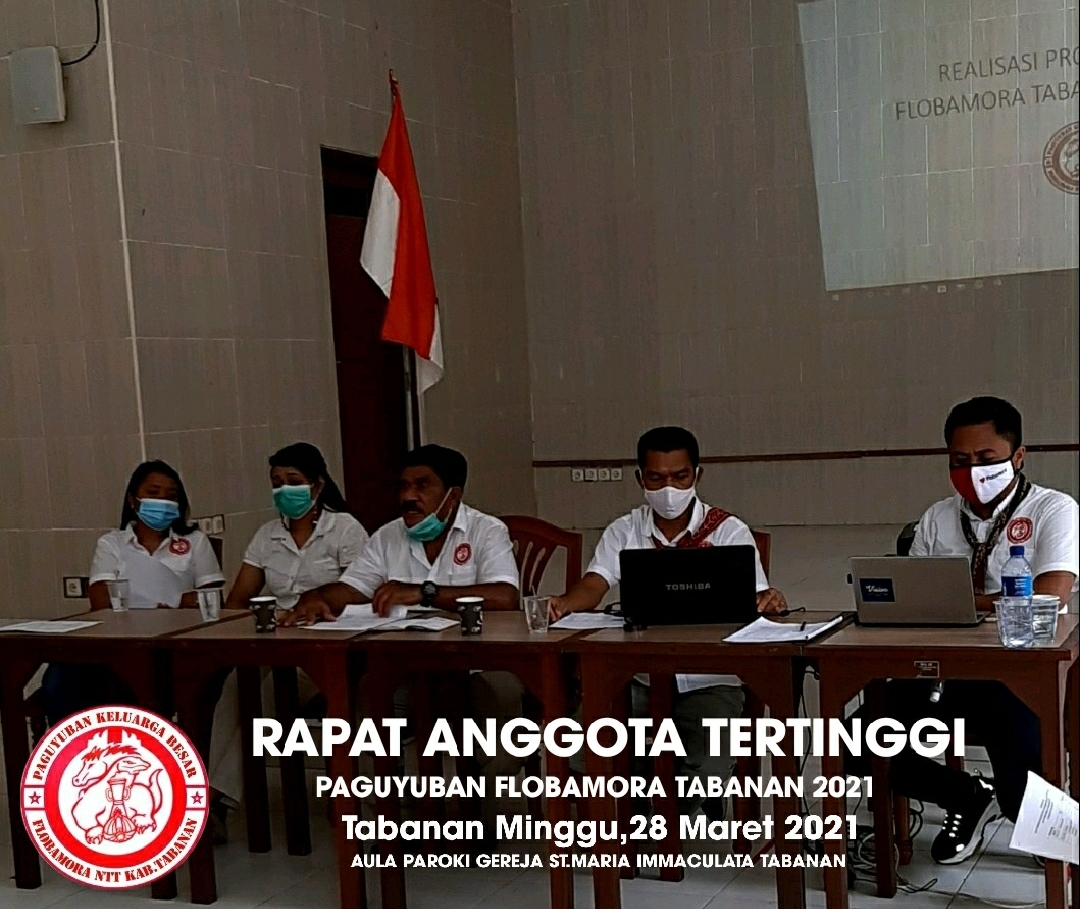 Paskalis Boli Kembali Terpilih Jadi Ketua IBB Flobamora Tabanan Periode 2021-2024