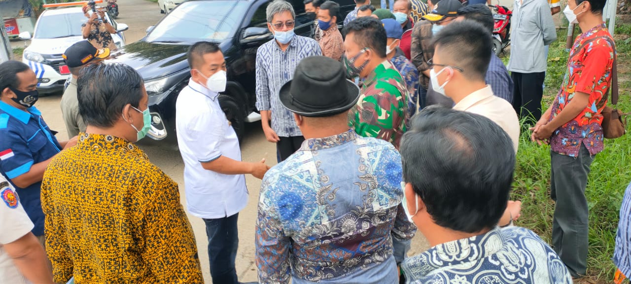 Dansektor 19, Kolonel Chb Widodo Tinjau Lokasi Kali Kalapa Untuk di Normalisasi
