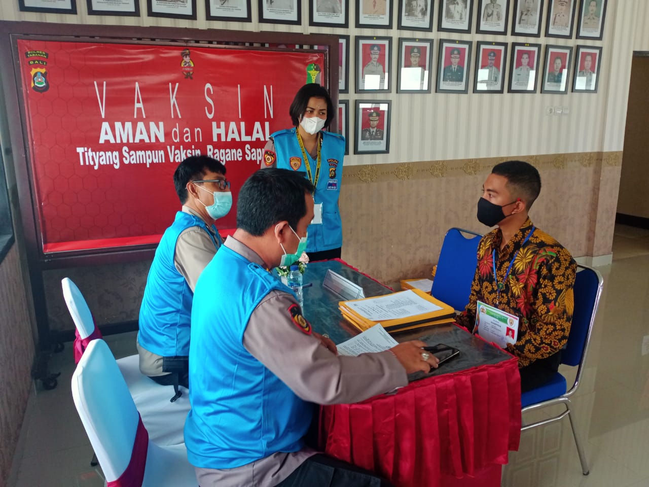 Polres Tabanan Terima Calon Bintara Polisi Tugas Umum 223 Orang