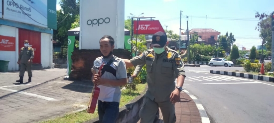 Tim Yustisi Gencar Laksanakan Pemantauan Prokes Temukan 4 Orang Pelanggar