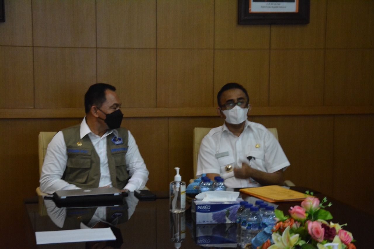 Kaji Penguatan Posko PPKM Di Daerah, Satgas Covid 19 Pusat Berkunjung ke Kota Denpasar