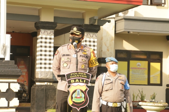 Kapolres Gianyar Berikan Arahan Khusus Kepada Personel Yang Terlibat KRYD