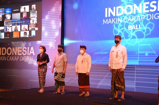 Berlangsung Secara Hybrid Kemen Kominfo Jadikan Kota Denpasar Peluncuran Literasi Digital Nasional