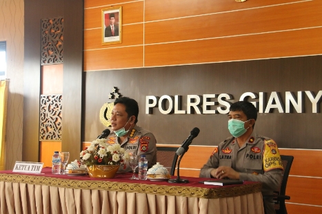 Polres Gianyar Terima Kunjungan Team Was Ops Polda Bali