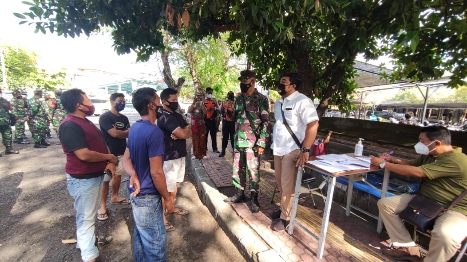 Beralasan Lupa Menggunakan Masker, Tim Yustisi Denpasar Jaring 19 Orang