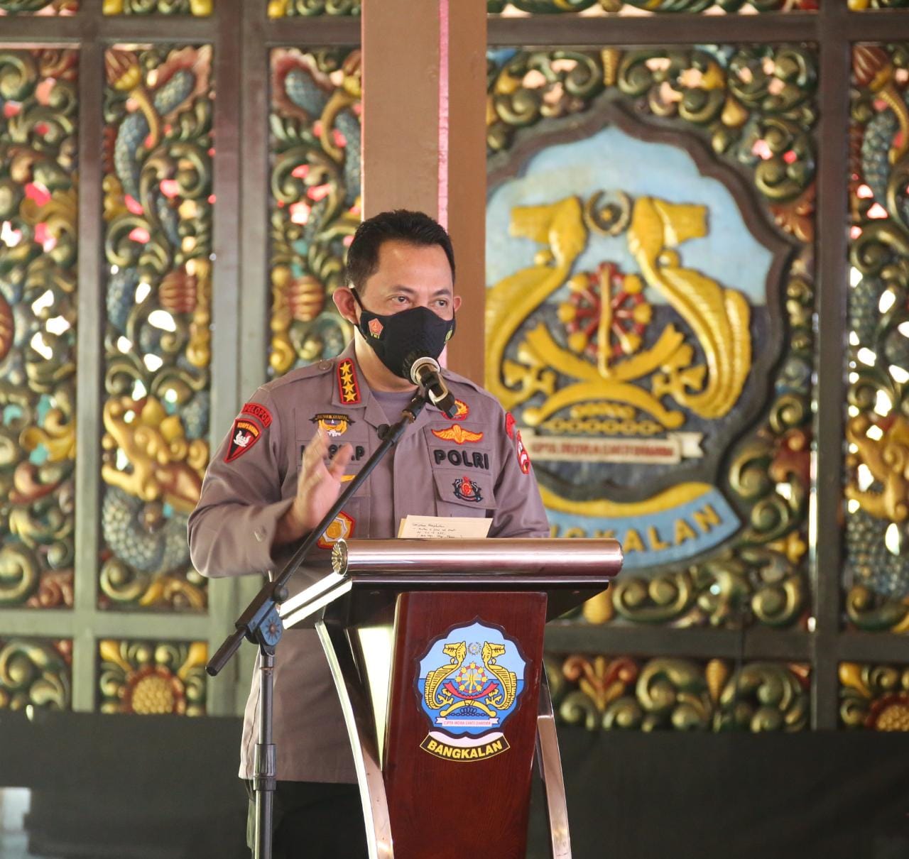 Panglima TNI dan Kapolri Rangkul Tokoh Agama Untuk Tekan Covid-19 di Bangkalan