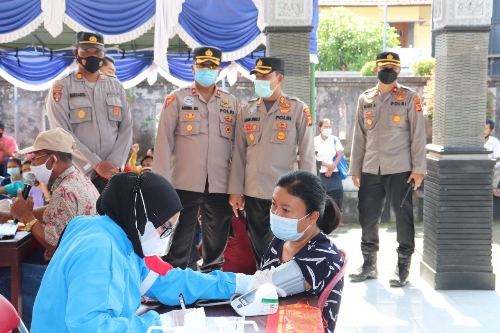 Polri Sediakan 7.360 Dosis Vaksin AstraZeneca Bagi Wilayah Kabupaten Buleleng
