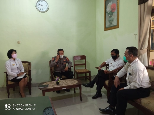 Demi Tercapainya Zona Hijau dan Putus Mata Rantai Penyebaran Covid 19, Polres Karangasem Tetap Semangat