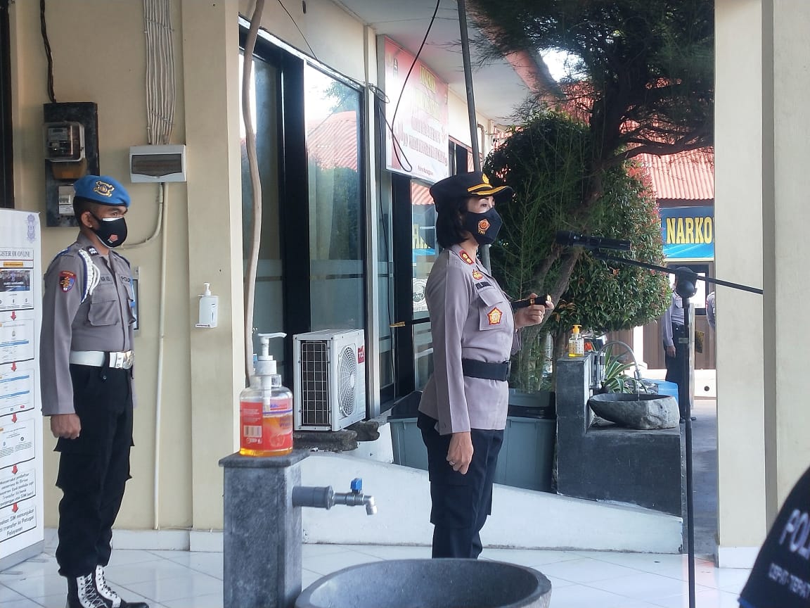 Pimpin Upacara Korp Raport Kenaikan Pangkat Setingkat, Kapolres: Kenaikan Pangkat Adalah Kebanggaan Anggota Polri