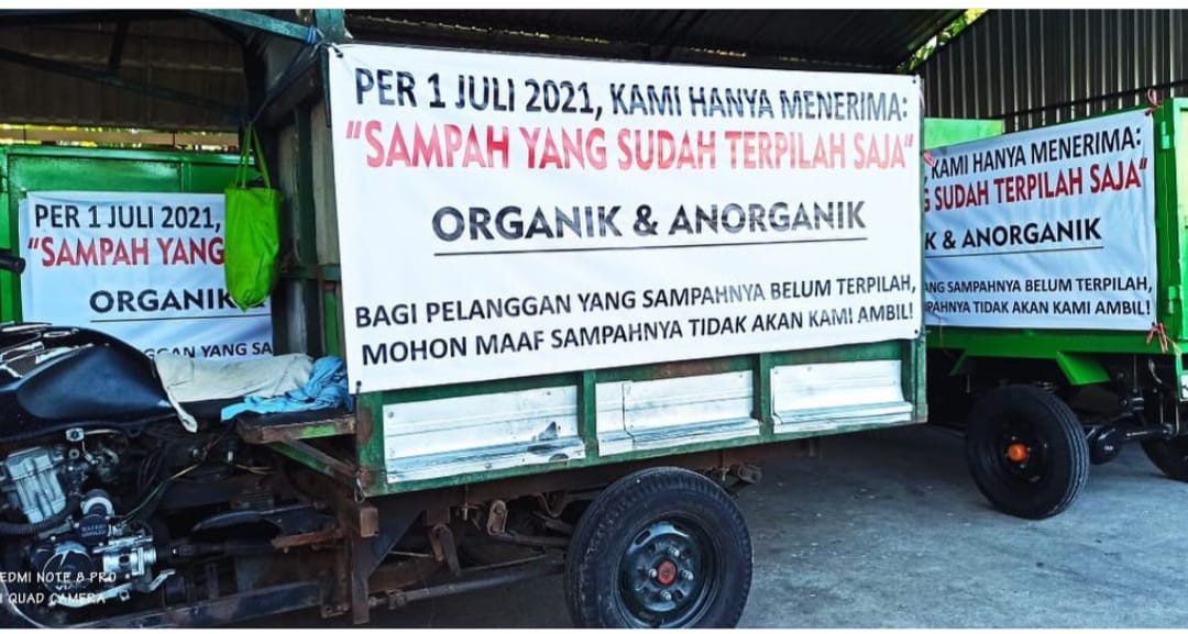 Mulai Tanggal 1 Juli 2021 Desa Sumerta Kaja Wajibkan Masyarakat Memilah Sampah Dari Rumah