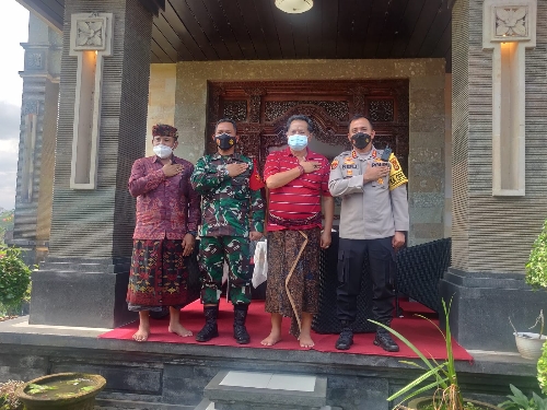 Kapolres Tabanan dan Dandim 1619 Tahanan Silahturahmi dengan Ketua DPRD Tabanan